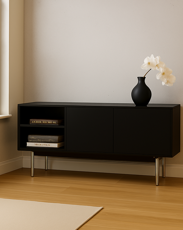 Milan TV Unit 1.5m - Black
