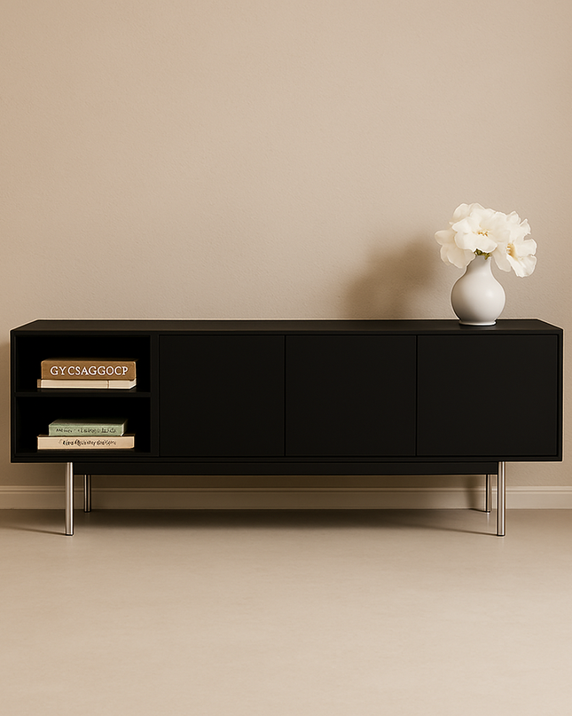 Milan TV Unit 1.8m - Black