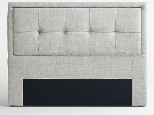 Mirage King Single Bed Head - Cement