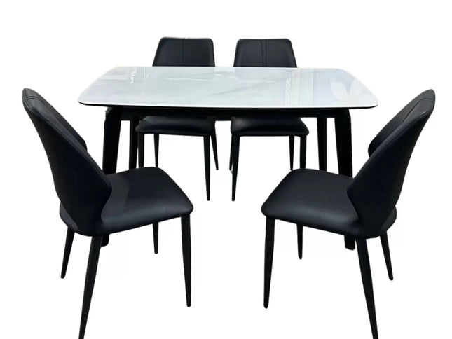 Monaco 5pce Dining Set - 1.4m