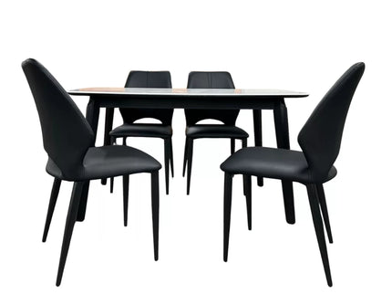 Monaco 5pce Dining Set - 1.4m
