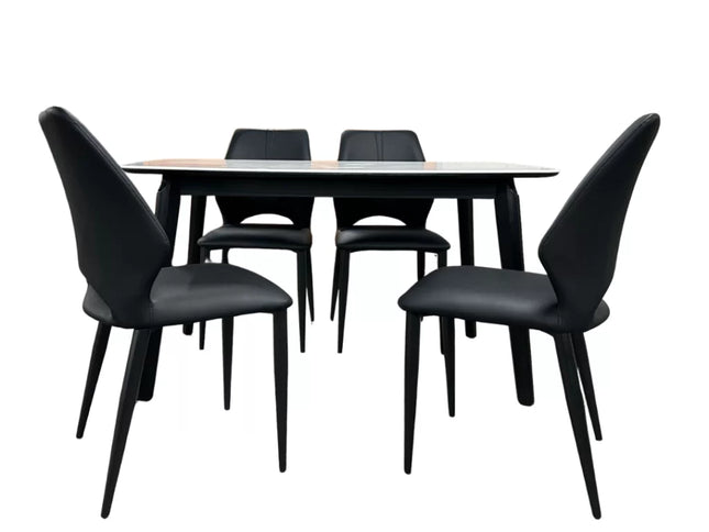 Monaco 5pce Dining Set - 1.4m