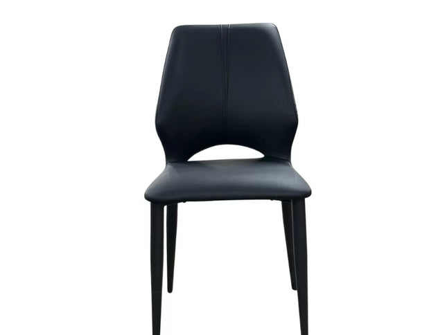 Lily Extendable Dining Table W/ Black Monaco Chairs