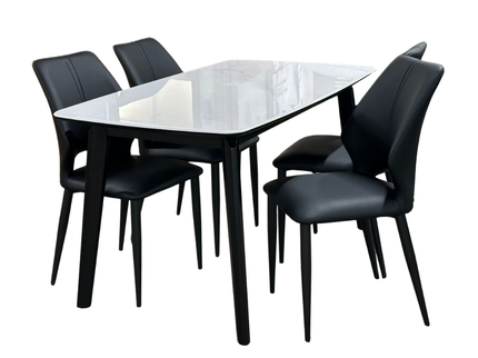 Monaco 5pce Dining Set - 1.4m