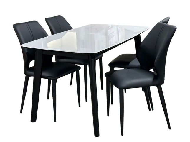 Monaco 5pce Dining Set - 1.4m