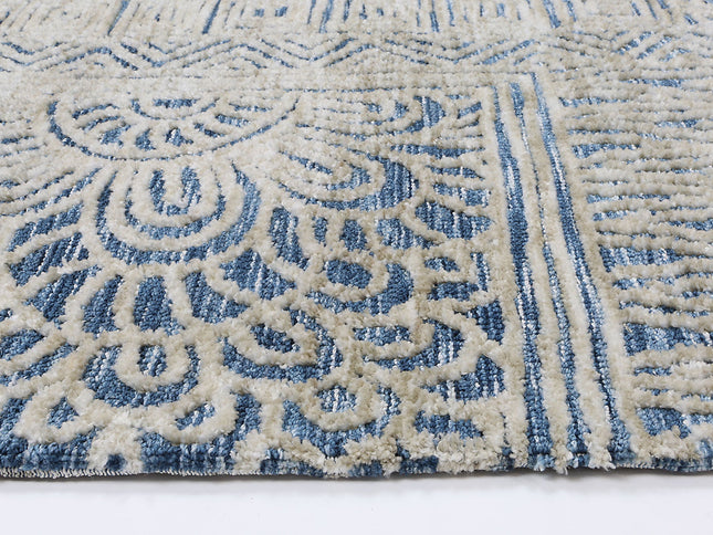 Amritsar Newburg Navy Tribal Rug