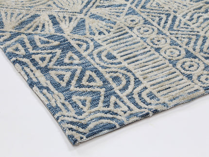 Amritsar Newburg Navy Tribal Rug
