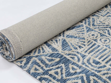 Amritsar Newburg Navy Tribal Rug