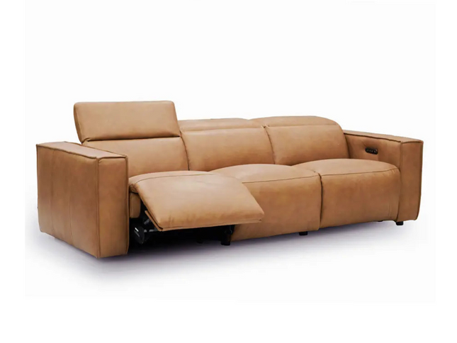 Nora 3 Seater - Chestnut (Leather)