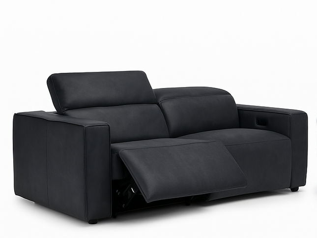 Nora 2 Seater - Carcoal (Leather)