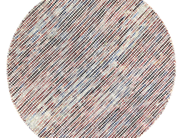 Nordic Multi Reversible Wool Round Rug
