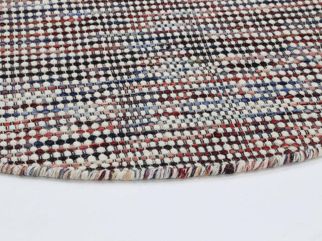 Nordic Multi Reversible Wool Round Rug