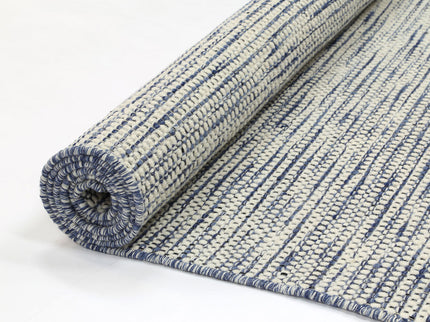 Nordic Blue Reversible Wool Rug