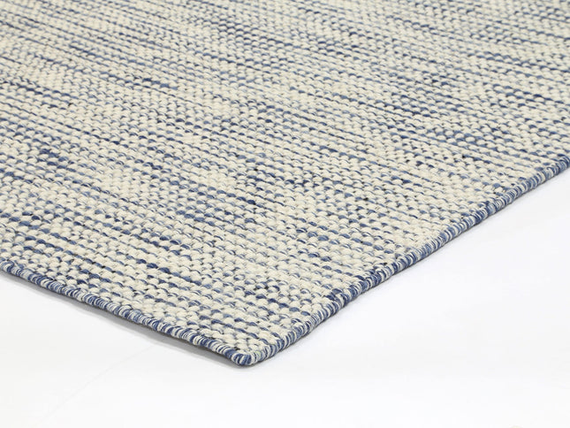 Nordic Blue Reversible Wool Rug