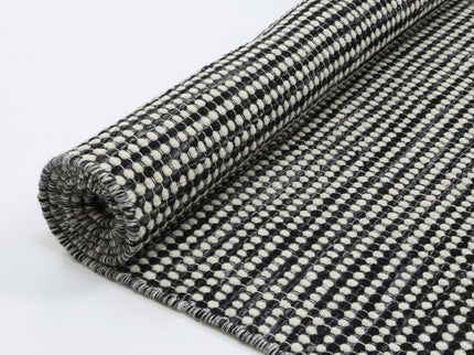 Nordic Charcoal Reversible Wool Rug