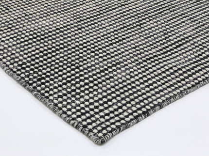 Nordic Charcoal Reversible Wool Rug