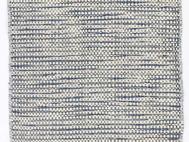 Nordic Blue Reversible Wool Rug