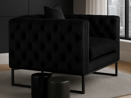 New Fendi 1 Seater - Black
