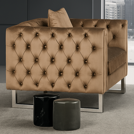 New Fendi 3+2+1 Seater - Beige