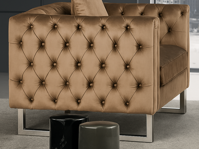 New Fendi 3+2+1 Seater - Beige