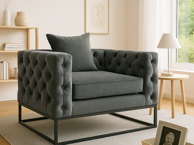 New Fendi 1 Seater - Grey