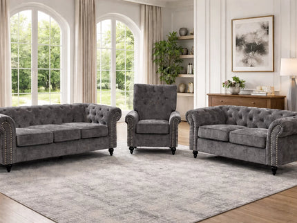 Finnegan 3+2+1 Seater - Charcoal
