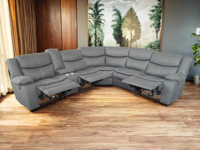 Noosa Corner Lounge - Graphite