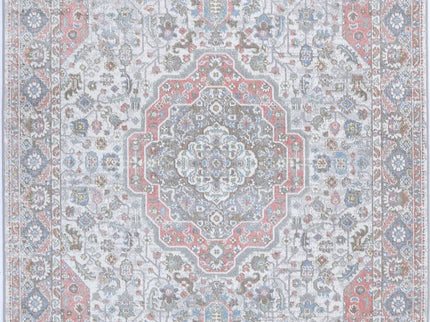 Oporto Bremen Blush & BlueTraditional Soft Rug