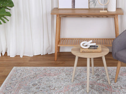 Oporto Bremen Blush & BlueTraditional Soft Rug