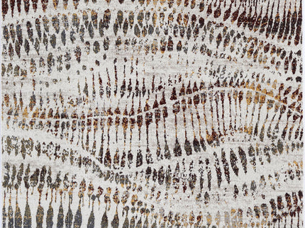 Oporto Jeddah Multi Abstract Soft Rug