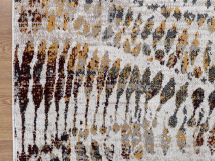 Oporto Jeddah Multi Abstract Soft Rug
