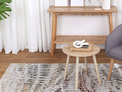 Oporto Jeddah Multi Abstract Soft Rug