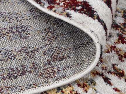 Oporto Jeddah Multi Abstract Soft Rug