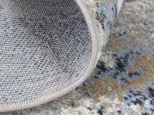 Oporto Savannah Multi Abstract Soft Rug