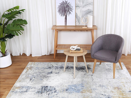 Oporto Savannah Multi Abstract Soft Rug