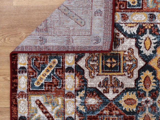 Oporto Dalian Multi Traditional Soft Rug
