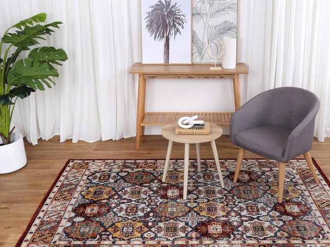 Oporto Dalian Multi Traditional Soft Rug
