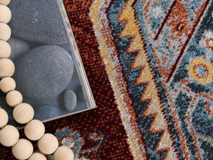 Oporto Yingkou Multi Traditional Soft Rug