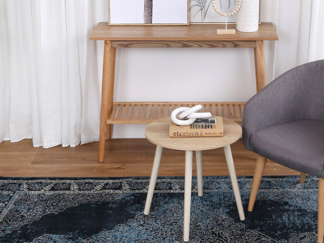 Oporto Algeciras Blue Transitional Soft Rug