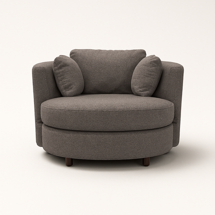 Orlando Swivel Chair - Grey