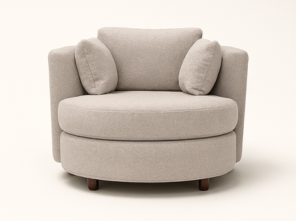 Orlando Swivel Chair - Steel