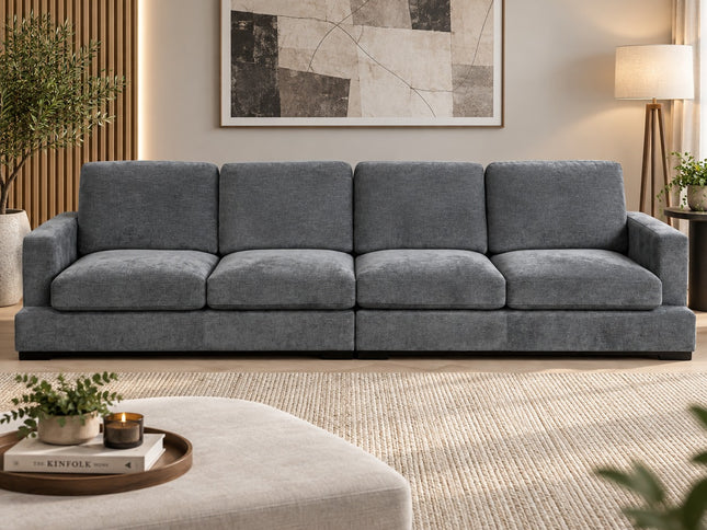 Orlando 4 Seater - Licorice