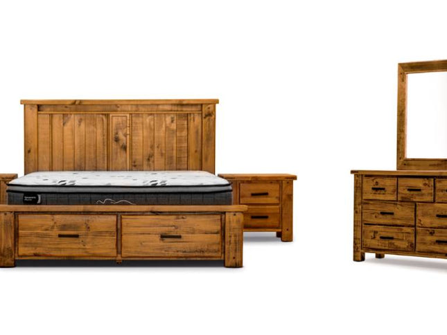 Outback 5 Pce King Dresser Mirror Suite