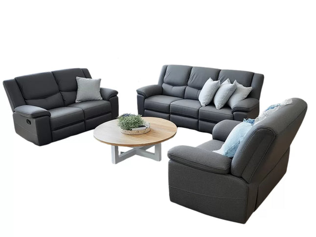 Park Lane 3+2+1 Manual Recliner - Grey