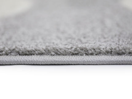 Piccolo Grey White Cloud Kids Rug