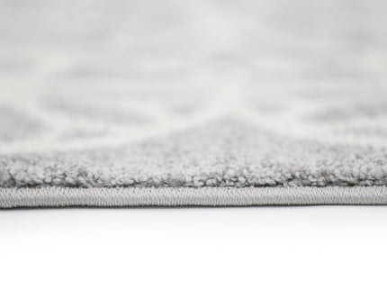 Piccolo Grey and White Doily Kids Rug