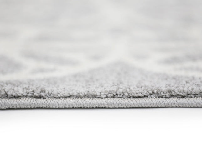 Piccolo Grey and White Doily Kids Rug