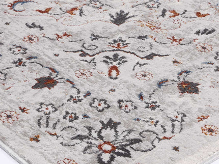 Porto Ava Ivory & Red Traditional Rug