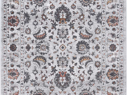 Porto Edward Ivory & Red Traditional Rug