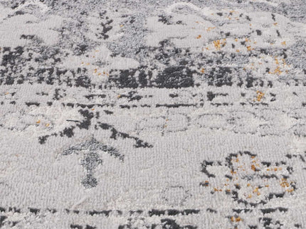 Porto Alexander Grey & Yellow Traditional Rug